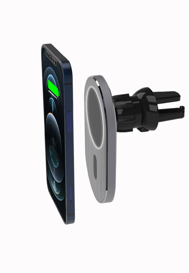 Support de voiture MagSafe avec charge induction pour iPhone 12